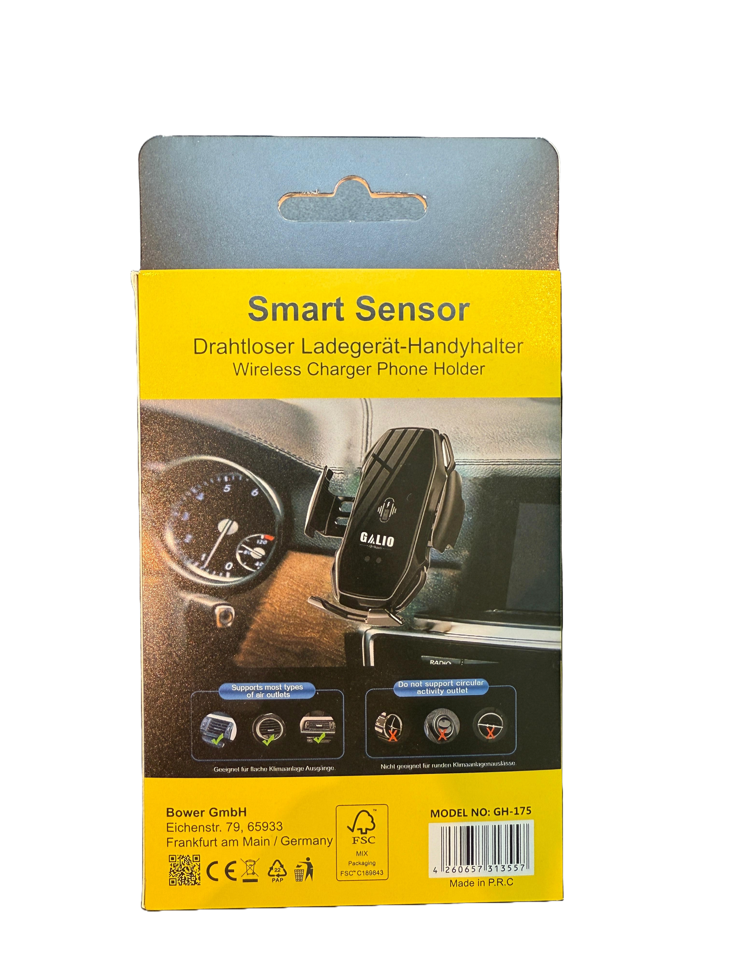 GALIO Smart Sensor Wireless Charger Phone Holder