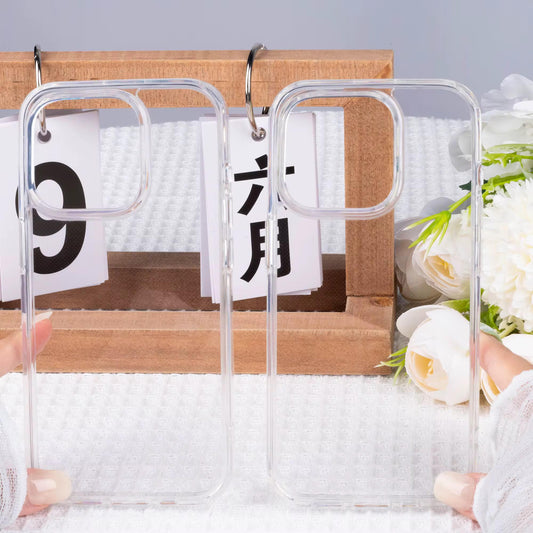 Hart Transparent Acryl Case Glasklar für iPhone