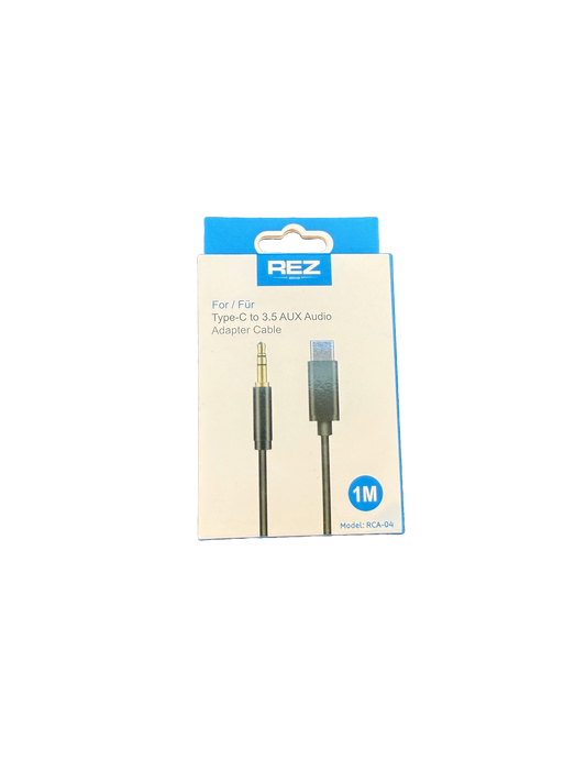 REZ Adapter Cable Type-C tp 3.5 AUX Audio