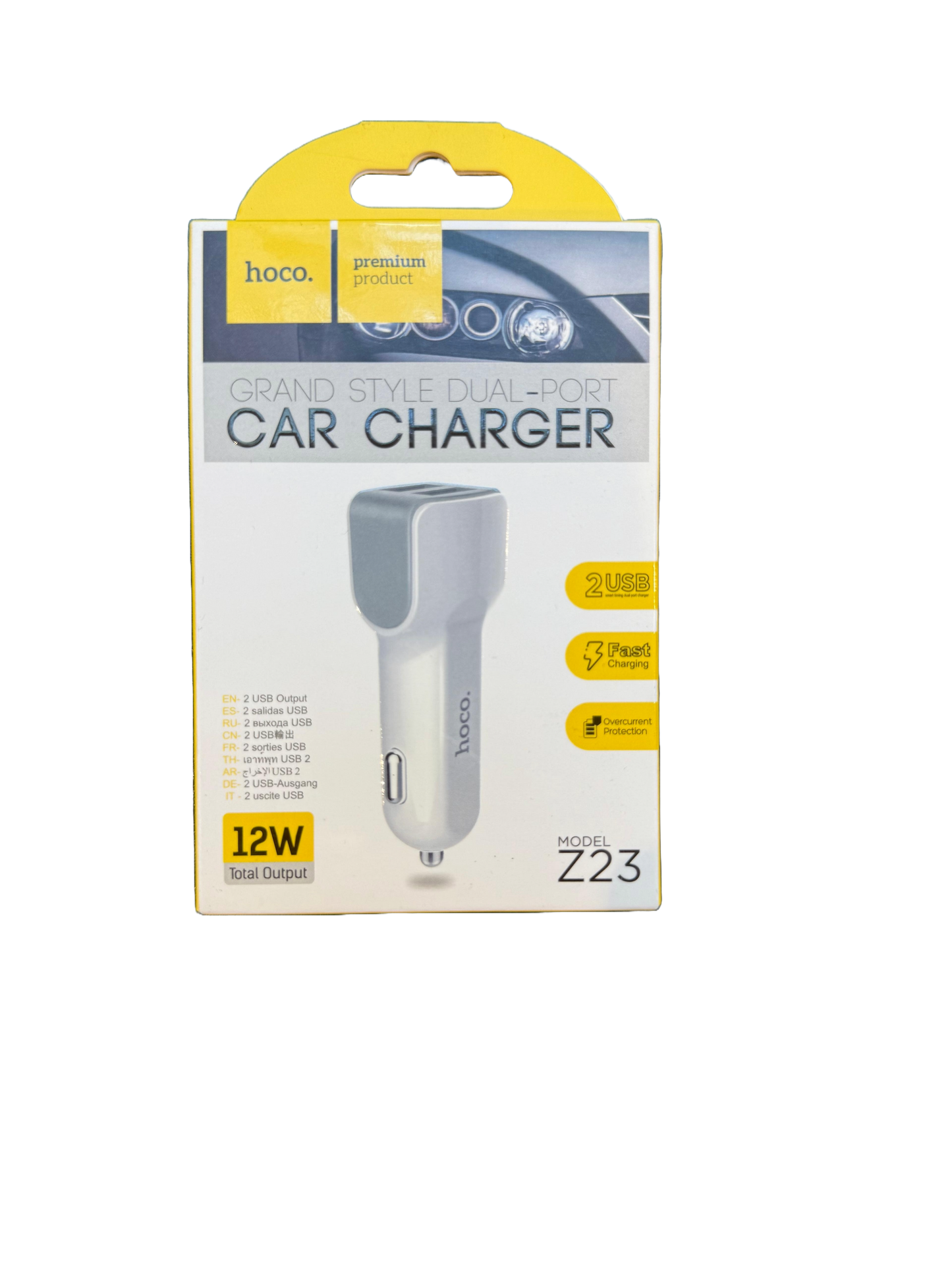 Hoco Car Charger 12W
