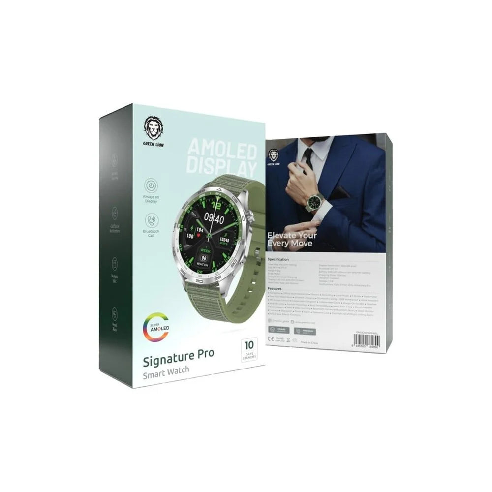 Green Lion Signature Pro Smart Watch - Green